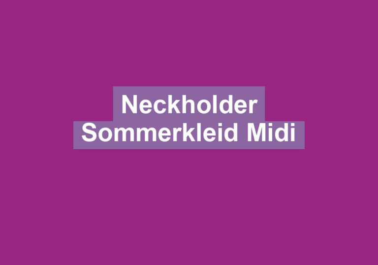 Neckholder Sommerkleid Midi