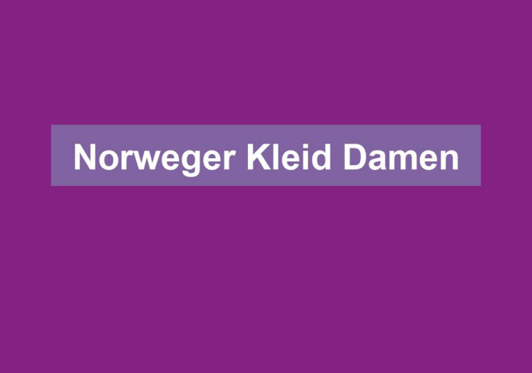 Norweger Kleid Damen