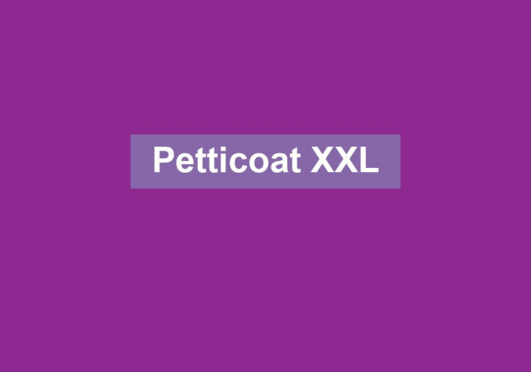 Petticoat XXL