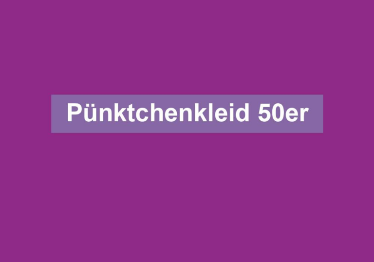 Pünktchenkleid 50er