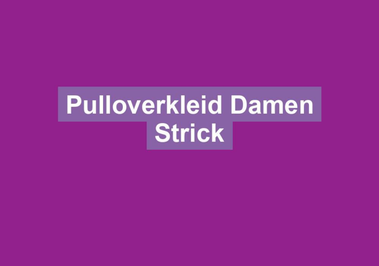 Pulloverkleid Damen Strick