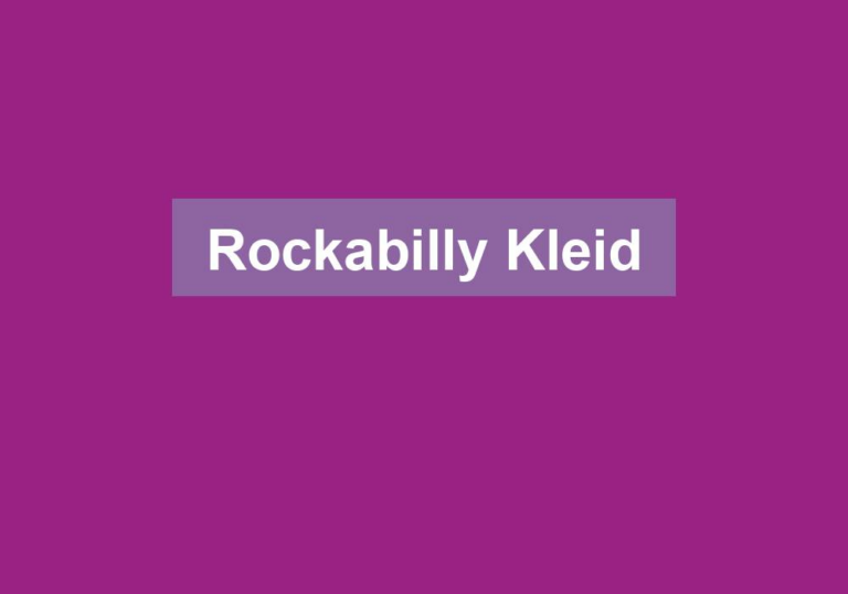 Rockabilly Kleid