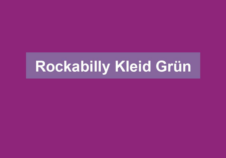 Rockabilly Kleid Grün