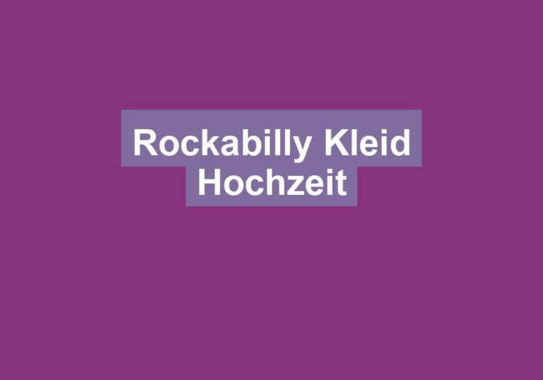 Rockabilly Kleid Hochzeit