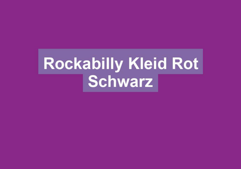 Rockabilly Kleid Rot Schwarz