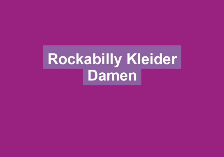 Rockabilly Kleider Damen