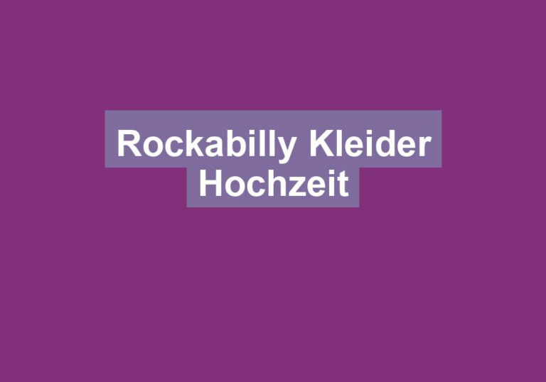 Rockabilly Kleider Hochzeit