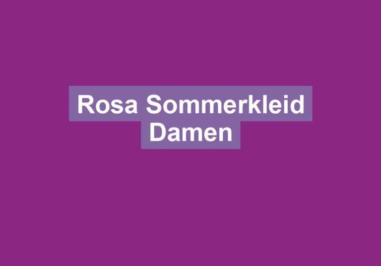 Rosa Sommerkleid Damen