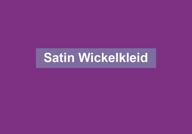 Satin Wickelkleid
