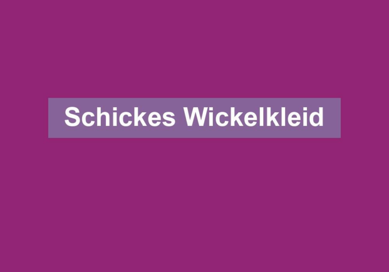 Schickes Wickelkleid