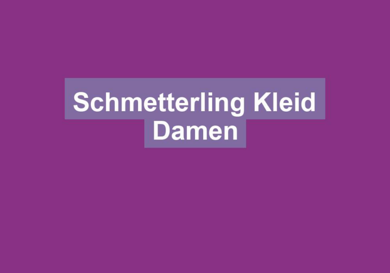 Schmetterling Kleid Damen