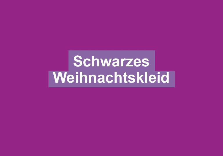 Schwarzes Weihnachtskleid