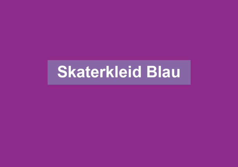 Skaterkleid Blau