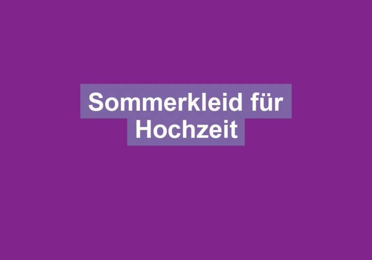 Sommerkleid für Hochzeit