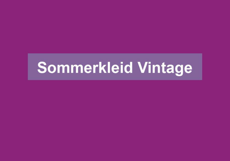 Sommerkleid Vintage