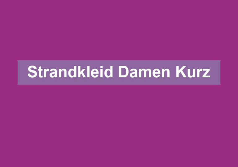 Strandkleid Damen Kurz
