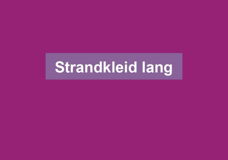 Strandkleid lang