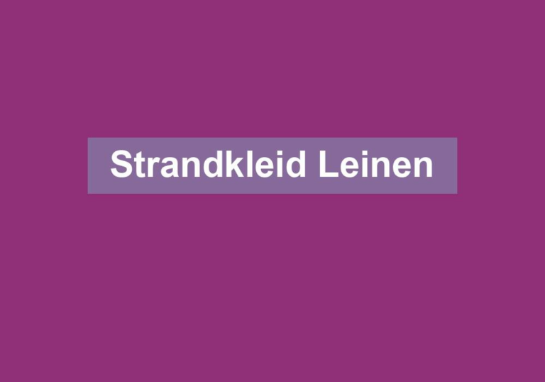 Strandkleid Leinen