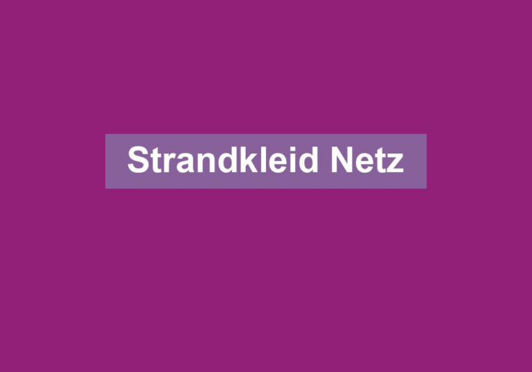 Strandkleid Netz