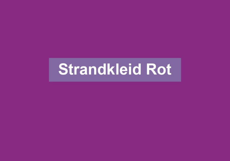 Strandkleid Rot