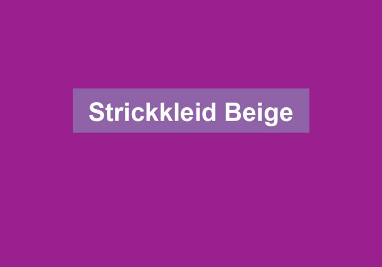 Strickkleid Beige