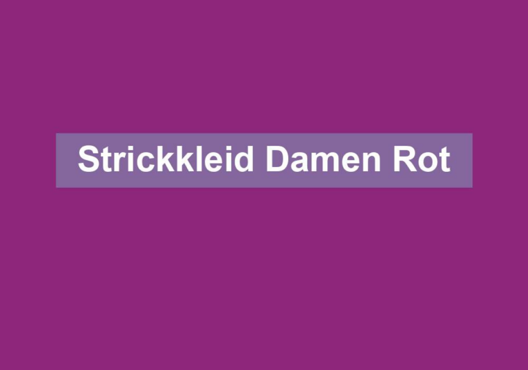 Strickkleid Damen Rot