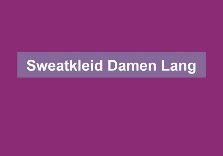 Sweatkleid Damen Lang