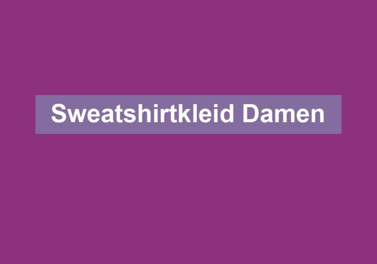 Sweatshirtkleid Damen