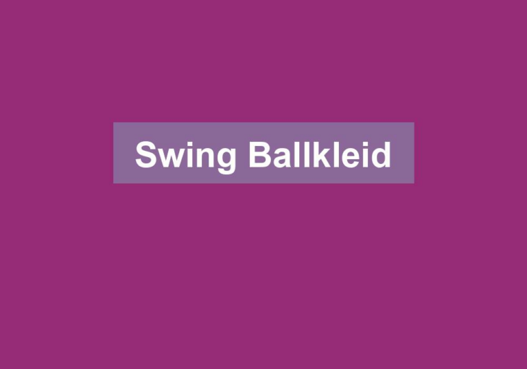 Swing Ballkleid