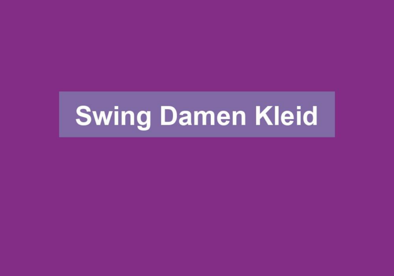 Swing Damen Kleid