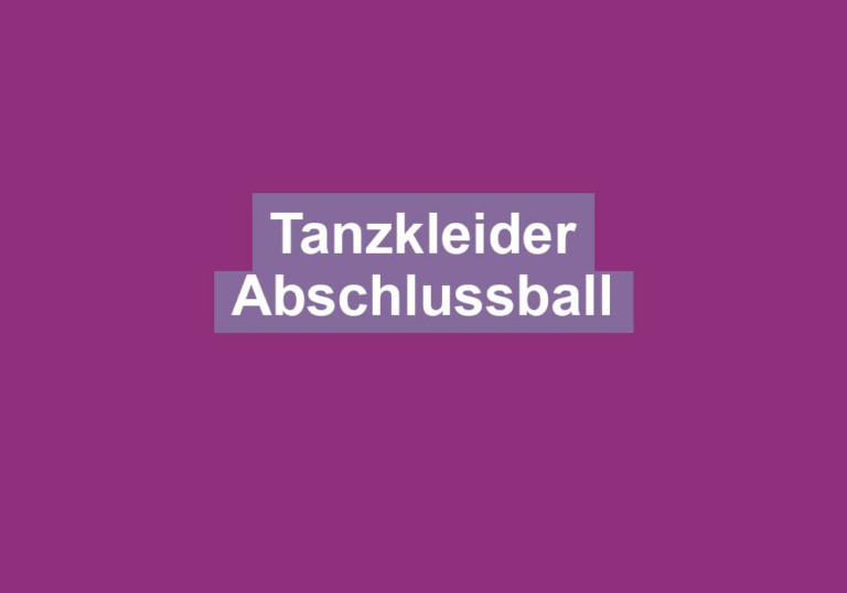 Tanzkleider Abschlussball