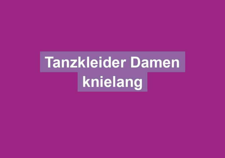 Tanzkleider Damen knielang