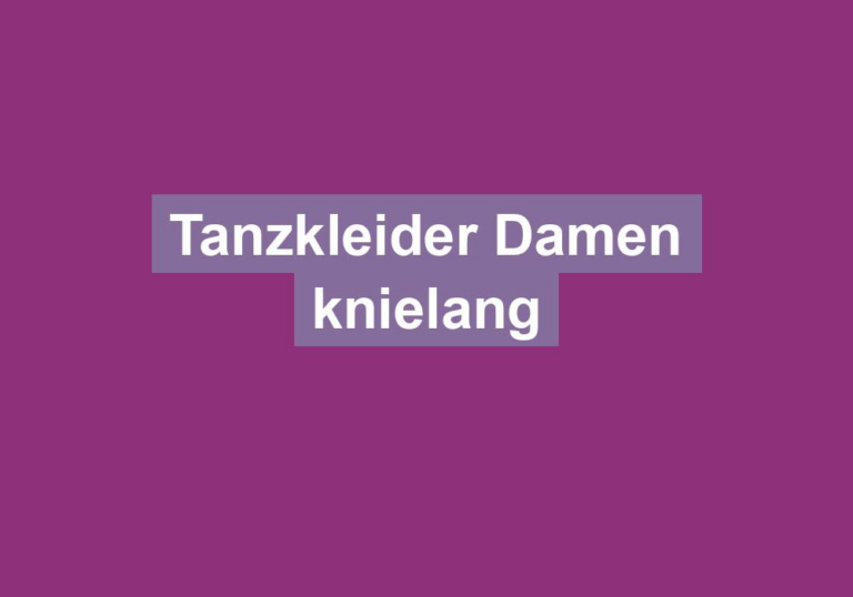 Tanzkleider Damen knielang
