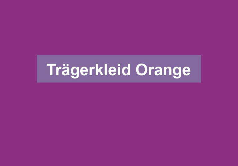 Trägerkleid Orange
