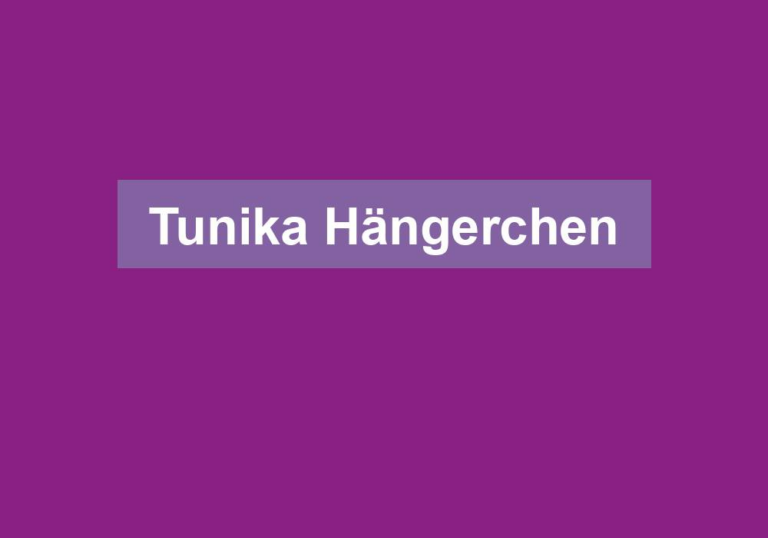 Tunika Hängerchen