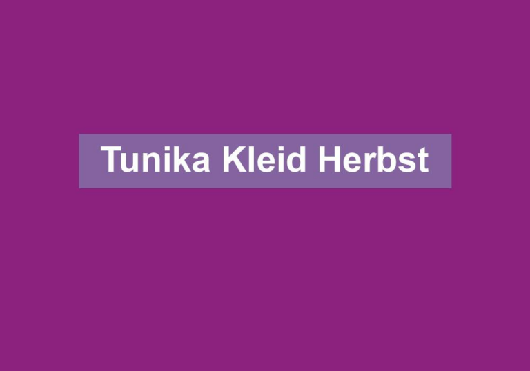 Tunika Kleid Herbst