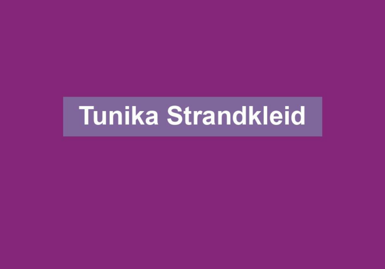 Tunika Strandkleid
