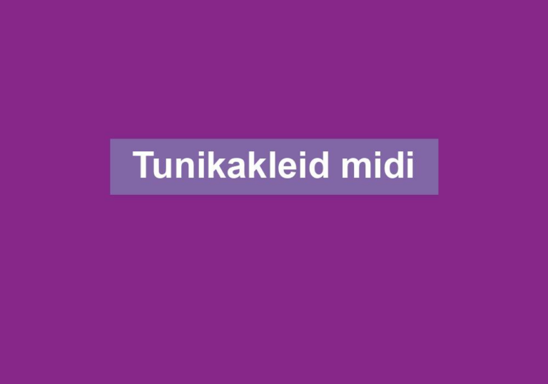 Tunikakleid midi