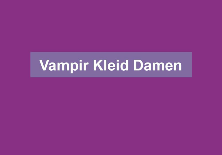 Vampir Kleid Damen