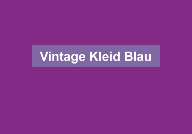Vintage Kleid Blau