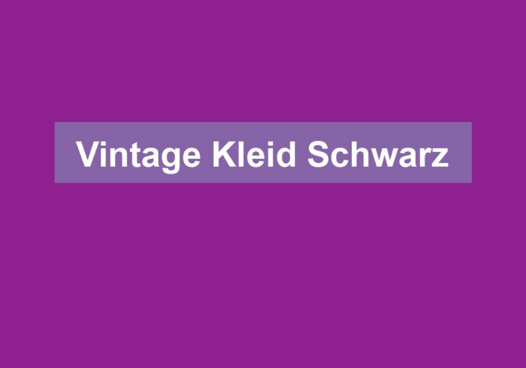 Vintage Kleid Schwarz
