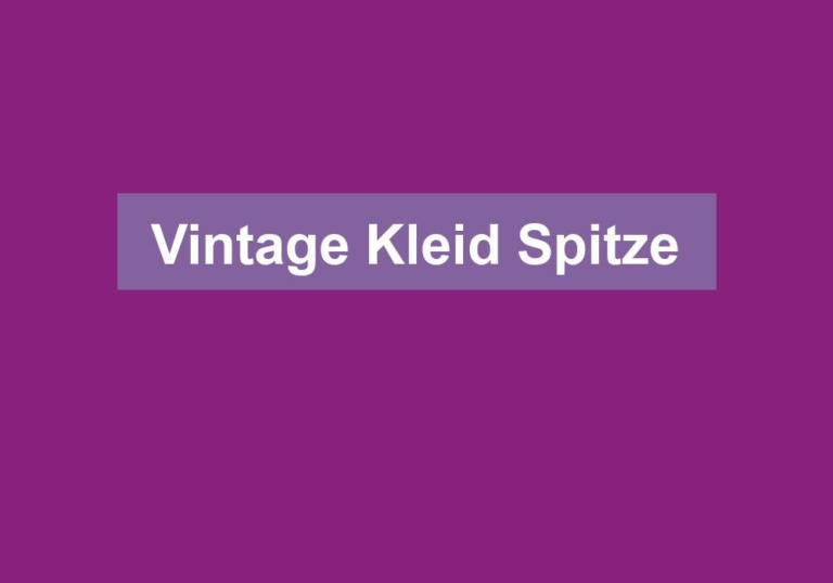 Vintage Kleid Spitze