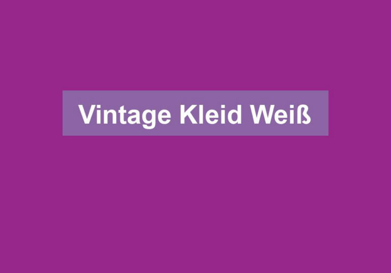 Vintage Kleid Weiß