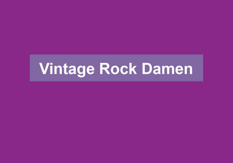Vintage Rock Damen