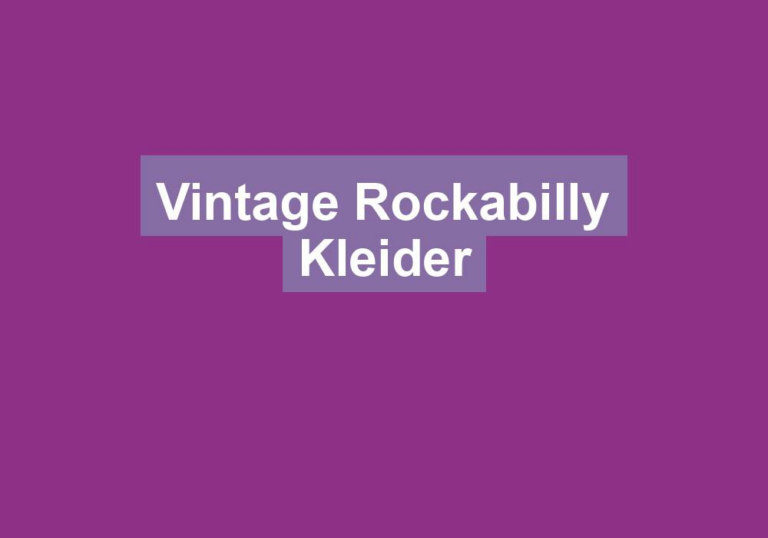 Vintage Rockabilly Kleider