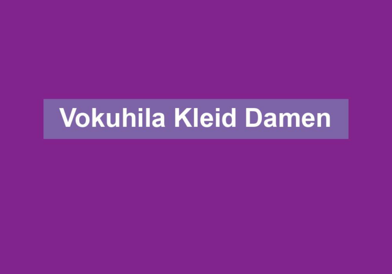 Vokuhila Kleid Damen