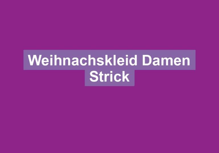 Weihnachskleid Damen Strick