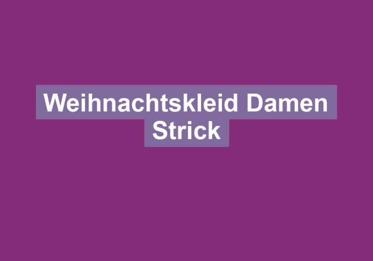 Weihnachtskleid Damen Strick