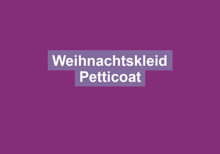 Weihnachtskleid Petticoat
