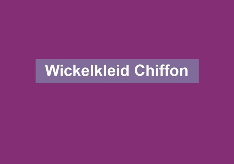 Wickelkleid Chiffon